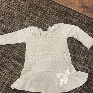 Gorgeous zip zap 6m dress. Sparkly silver